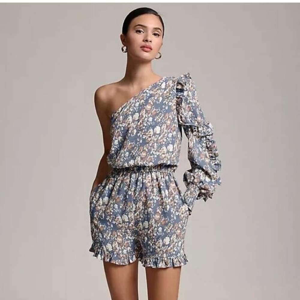 En Saison One Shoulder Romper XS